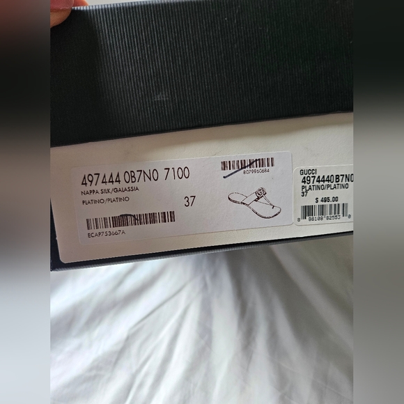 GUCCI GG Marmont Sandals Size 37 - Picture 11 of 12